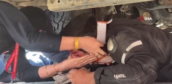 Antalya'da yürekleri ağza getiren kaza: Kamyon şoförünün refleksiyle hayatta kaldı