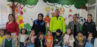 Kırşehir'de Anaokulu Öğrencileri İl Emniyet Müdürlüğünü Ziyaret Etti