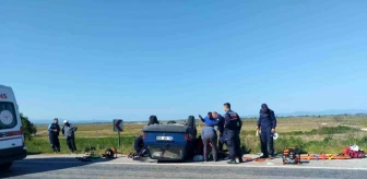 Balıkesir'de trafik kazası: Dört kişi yaralandı