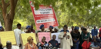 Nijerya'da Boko Haram'ın Chibok kızları kaçırmasının 10. yılında protesto gösterisi