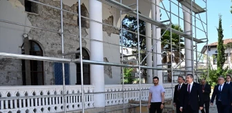 Osmaniye'deki Enver-ül Hamit Camisi'nde Onarım ve Restorasyon Çalışmaları Devam Ediyor