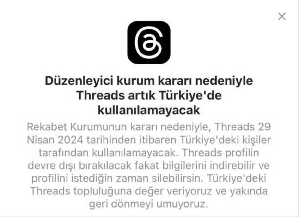 Threads, Türkiye'de geçici mi kapanıyor? Threads hesabım neden açılmıyor?