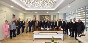 TTSO Yönetimi Ortahisar Belediye Başkanı Ahmet Kaya'yı ziyaret etti