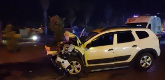 Adana'da pikap ile otomobil çarpıştı, 1 kişi ağır yaralandı