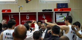 Aliağa Petkimspor, Darüşşafaka'yı mağlup ederek play-off için önemli bir adım attı