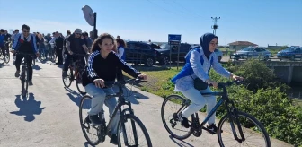 Samsun'da Turizm Haftası kapsamında bisiklet turu düzenlendi