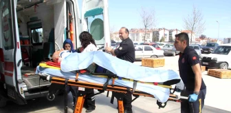 Konya'da Baraka Çöktü, Bir Kişi Yaralandı