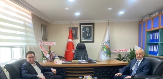 Başçiftlik Kaymakam Vekili İsmail Yüksel, Belediye Başkanı Şaban Bolat'ı ziyaret etti