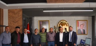 Dodurga Esnaf Odası Başkanı İsmail Çetinkaya'yı kutladı