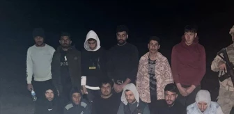 Edirne'de 12 düzensiz göçmen yakalandı