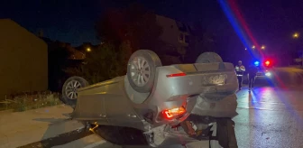 Eskişehir'de Otomobil Devrildi: Sürücü Yaralandı