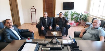 Gümüşhacıköy TSO Başkanı Ali Koca, Hamamözü Belediye Başkanı Cihan Demir'e ziyaret gerçekleştirdi