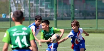 Okul Sporları Ragbi Yıldızlar Grup Birinciliği için 18 ilden Kayseri'ye gelen 69 takım zirve mücadelesinde ter döktü