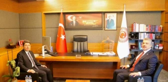 Adalet Bakanı Yılmaz Tunç, TBMM Adalet Komisyonu Başkanı Prof. Dr. Cüneyt Yüksel'i ziyaret etti