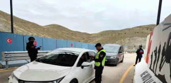 Elazığ İl Jandarma Komutanlığından Ramazan Bayramı Trafik Denetimi
