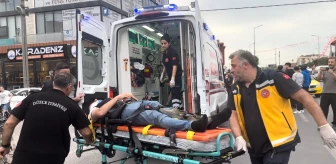 Düzce'de İtfaiye Erleri Otomobil Kazasında Yaralıya İlk Müdahaleyi Yaptı