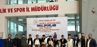 Muş Halk Oyunları Ekibi Türkiye Şampiyonasına Gitmeye Hak Kazandı