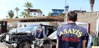Mersin'de Yedek Parça Olarak Getirilen Lüks Araçlar Ele Geçirildi