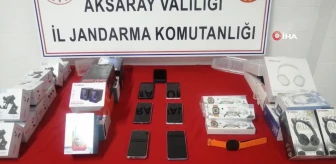 Aksaray'da kaçak telefoncuya jandarma baskını