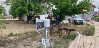 Alaşehir'de çiftçilere erken uyarı için meteoroloji istasyonları kuruldu