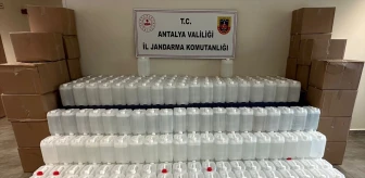 Antalya'da 3 Ton Etil Alkol Ele Geçirildi, 1 Şüpheli Gözaltına Alındı