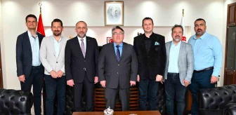Zonguldak Ticaret ve Sanayi Odası Başkanı ve Bulutistan Heyeti Rektör Özölçer'i Ziyaret Etti