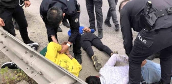 Çorlu'da Polis Kovalamacası: Otomobil Kaza Yaptı, 3 Şüpheli Yakalandı