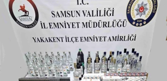 Samsun'da Kaçak İçki ve Sigara Operasyonu