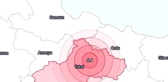 Tokat'ta meydana gelen deprem Amasya'da da hissedildi