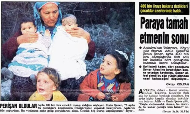 Ülkenin gündemine oturan anne Suphiye Orancı 34 yıl önce haber olmuş! Para verip çocuklarını bırakmış