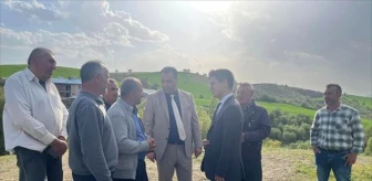 Sivas'ta Akıncılar Kaymakamı ve Belediye Başkanı İkizyurt Mahallesini Ziyaret Etti