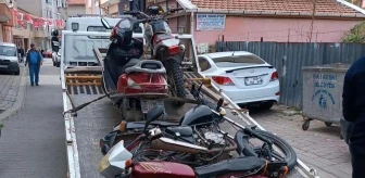 Babaeski'de Motosiklet Denetimi: 6 Motosiklet Trafikten Men Edildi