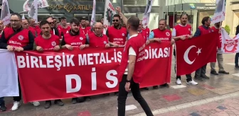 Karabük'teki MARZİNC Fabrikası İşçileri Haklarını Alamadıkları İçin Eylem Yaptı