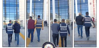 Elazığ'da Kesinleşmiş Hapis Cezası Bulunan 35 Kişi Yakalandı