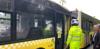 İETT Otobüsleri Çarpıştı: Yolcular Yaralandı