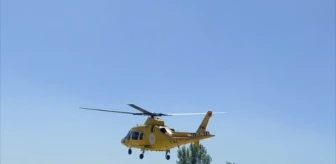 Solunum Sıkıntısı Çeken Bebek Ambulans Helikopterle Hastaneye Götürüldü