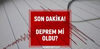 AZ ÖNCE DEPREM NEREDE OLDU SON DAKİKA! AFAD Kandilli Rasathanesi son depremler 20 Nisan!