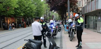 Eskişehir'de trafik denetiminde 10 araca ceza kesildi