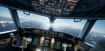 THY İstanbul-Sivas seferi sırasında uçakta kokpit camı çatladı