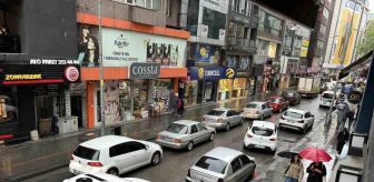 Zonguldak'ta Kadırga rampasında uzun araç kuyruğu oluştu
