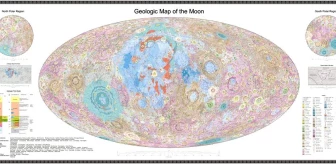 Çin, Yüksek Çözünürlüklü Ay Jeolojik Haritasını Yayımladı
