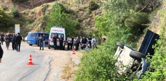 Aydın'ın Germencik ilçesinde otomobil devrildi: 1 ölü, 1 yaralı