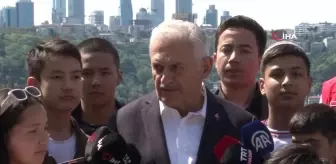 Binali Yıldırım, Türk dünyasından gelen çocuklar ile buluştu