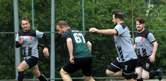 Adalet Bakanlığı'na bağlı kurumlar arası Zonguldak futbol turnuvası başladı