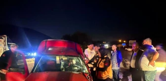 Malatya'da kamyon ve ticari araç çarpıştı: 2 yaralı
