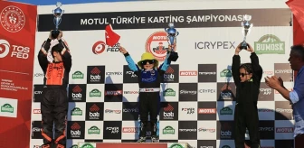 Türkiye'nin en genç karting pilotu Zayn Sofuoğlu, ilk profesyonel yarışında zirveye çıktı
