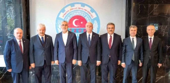 Çalışma ve Sosyal Güvenlik Bakanı Vedat Işıkhan, Türkiye Ziraat Odaları Birliği'ni ziyaret etti