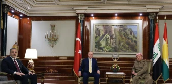 Cumhurbaşkanı Erdoğan, KDP Başkanı Barzani'yi Kabul Etti
