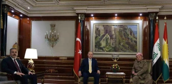 Cumhurbaşkanı Erdoğan, KDP Başkanı Barzani'yi kabul etti