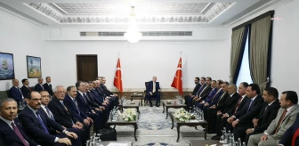 Cumhurbaşkanı Erdoğan, Irak Sünni toplumu temsilcilerini kabul etti